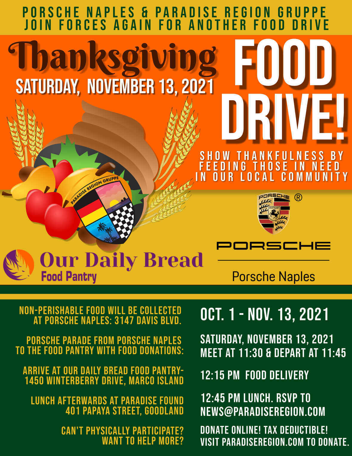 Thanksgiving Food Drive! image