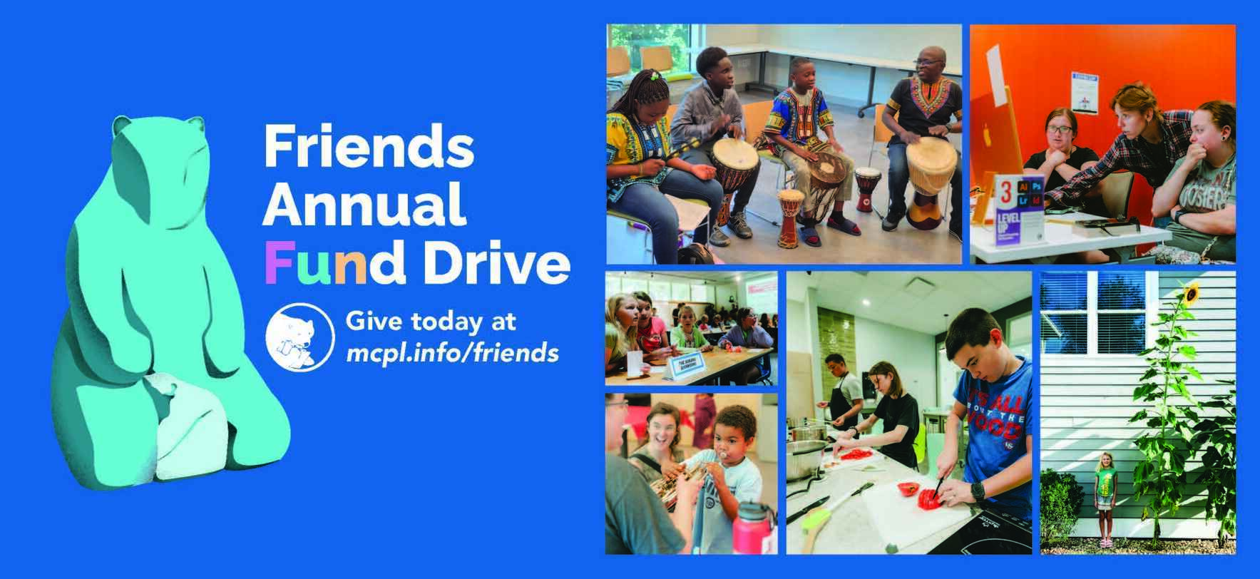 Celebrate 60 years of Friends—like you—enhancing library services in our community! image