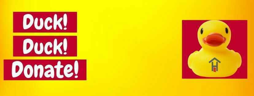 DUCK, DUCK, DONATE - Each "YELLOW DUCKIE" purchase of $30 sponsors a child for our Holiday Friends in December. Your donation provides gifts to our children that would otherwise not have gifts for Christmas, giving them hope and happy memories. image