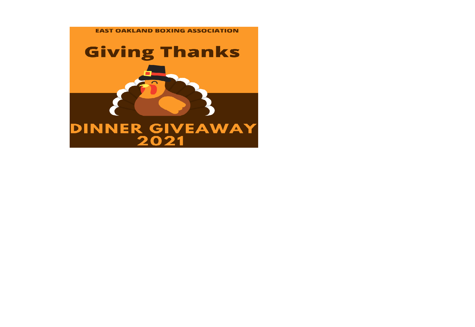 Please join EOBA and EBCOM to celebrate this season by providing 1,000 Oakland families with a holiday dinner including all the trimmings. image