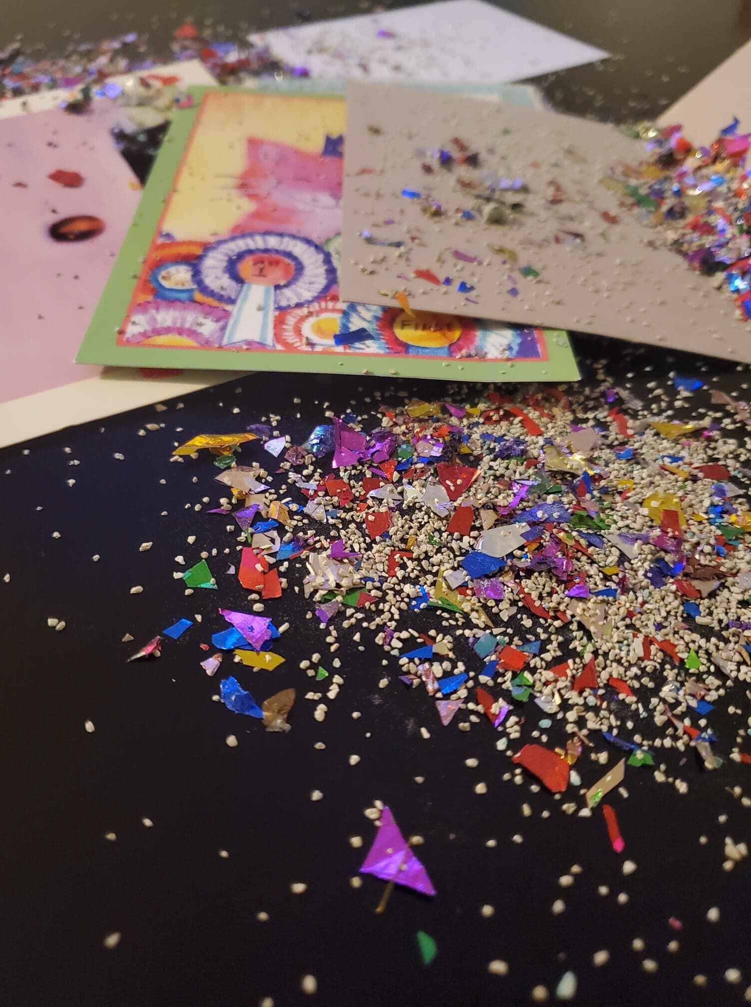 Confetti Glitter Litter Card  image