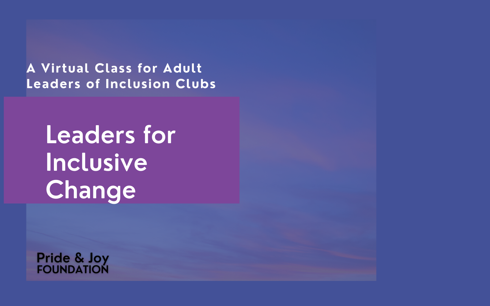 Support the Teacher of "Leaders for Inclusive Change"! image