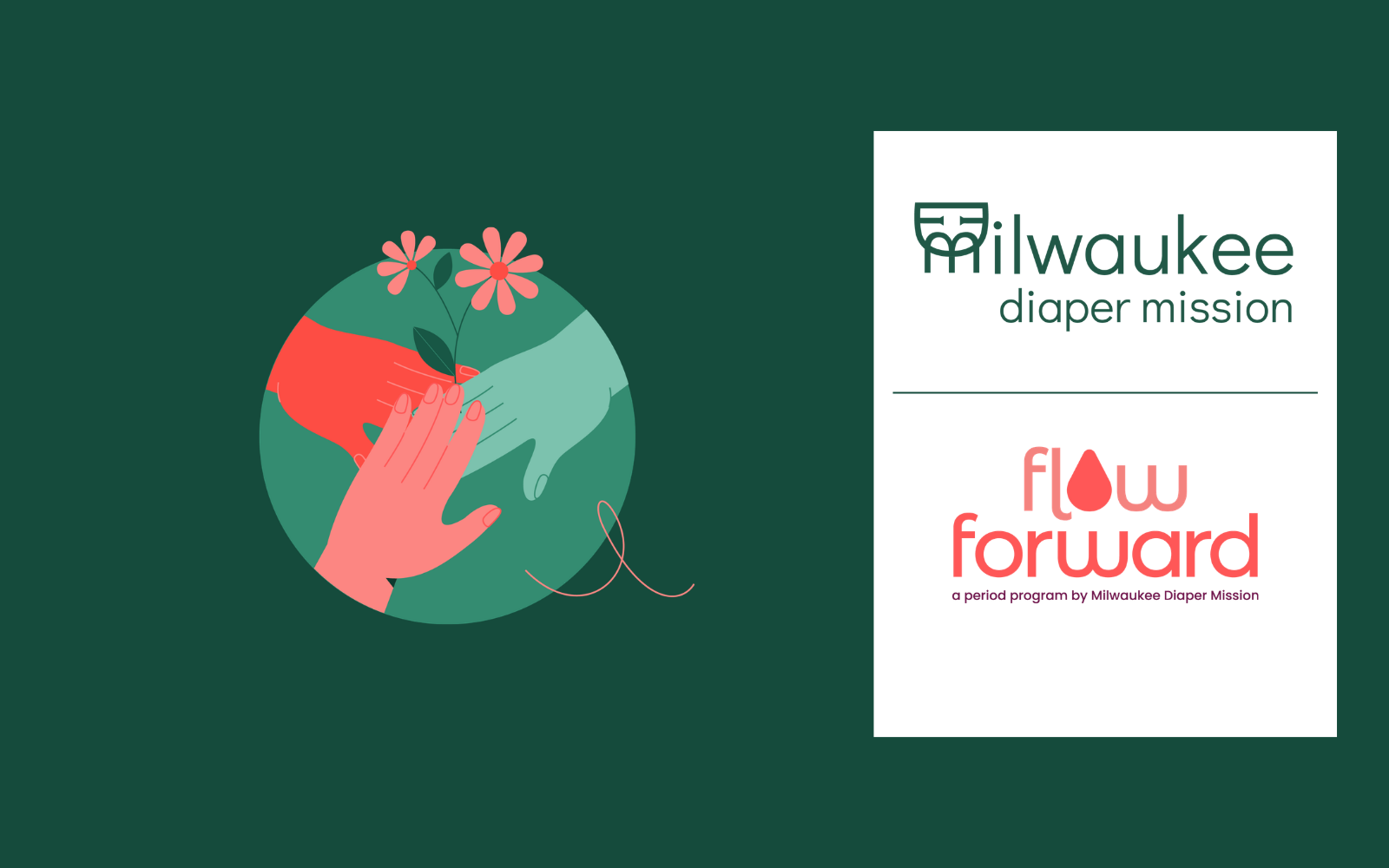 Give now to provide diapers and period supplies to families in Milwaukee. image