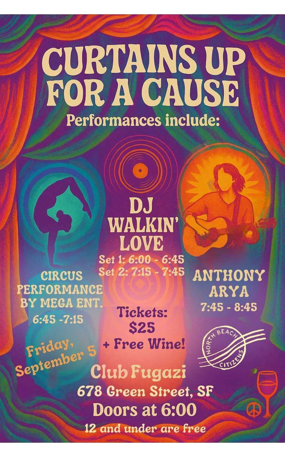 The $25 donation is your ticket to the show! image