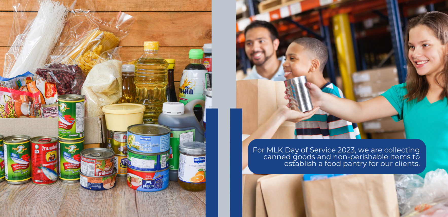 Help us Support 50 families with pantry and household items image