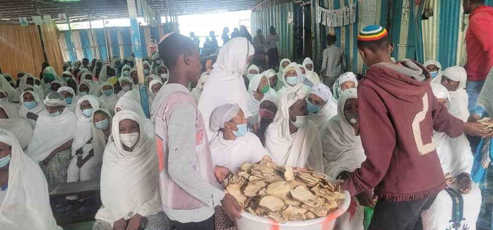 Passover Seder for Ethiopian Jews in Gondar, Ethiopia image