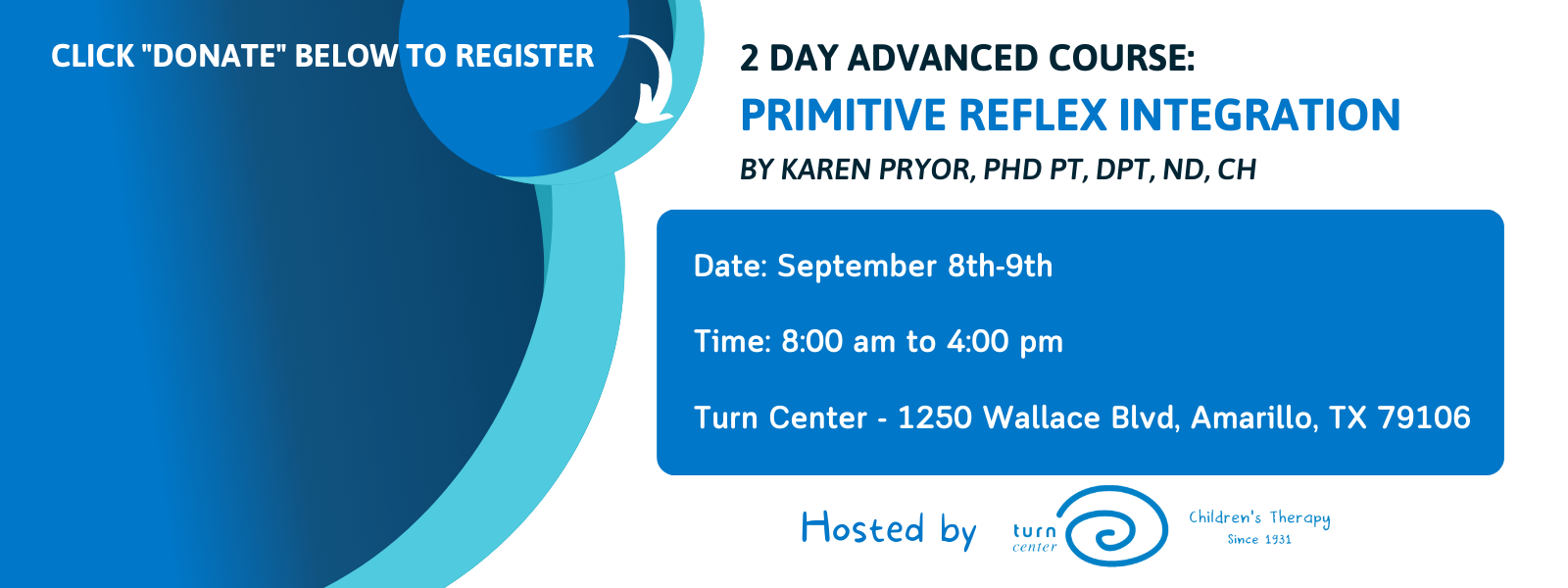 2 Day Advanced Course: Primitive Reflex Integration by Karen Pryor image