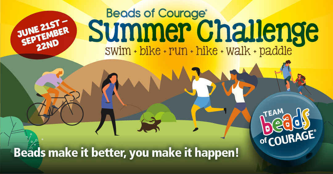 Make your miles matter more this summer by participating in the 2023 Team Beads of Courage Summer Challenge image