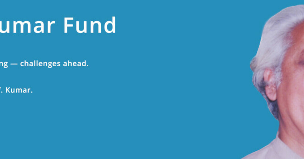 Kumar Anna Rkt Iisc Foundation - IISc ANNA : Prof R Kumar (Chemical Engineering Funding)