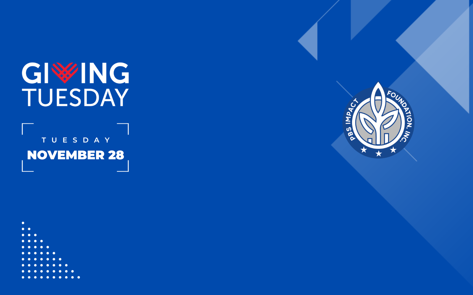 Support the PBS Impact Foundation on #GivingTuesday image