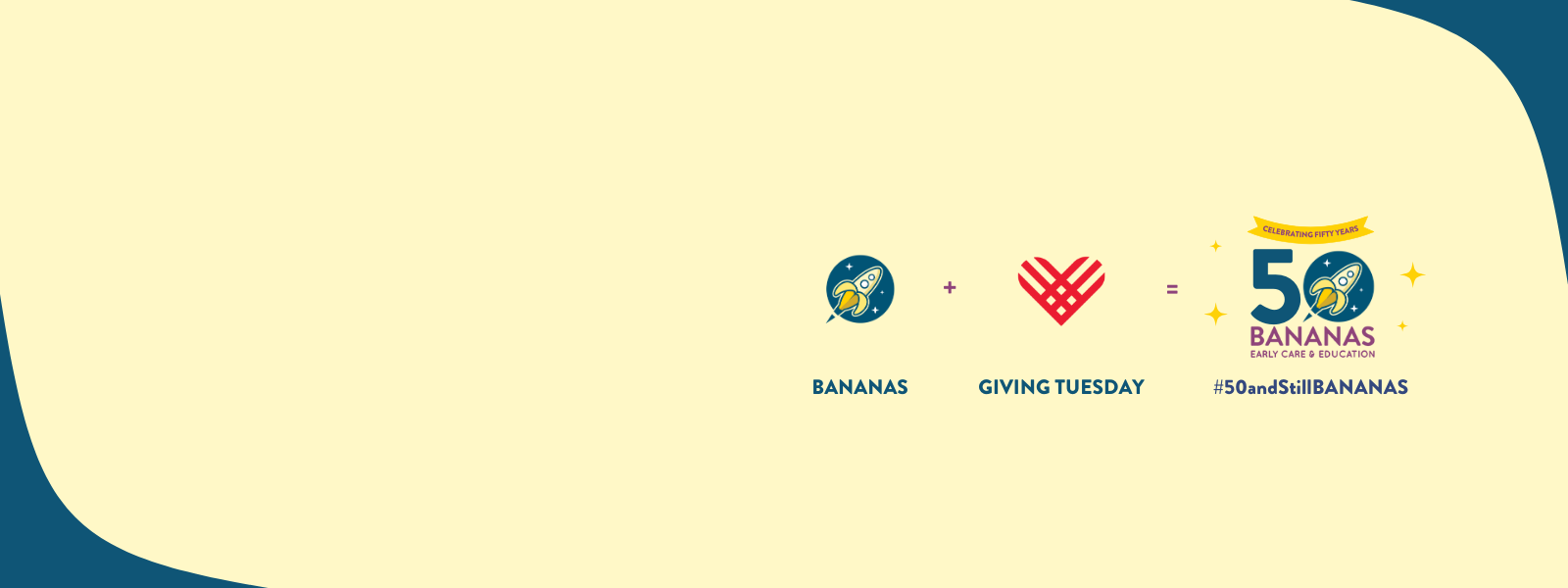 Help us celebrate #50andStillBANANAS! Donate to BANANAS #GivingTuesday! image