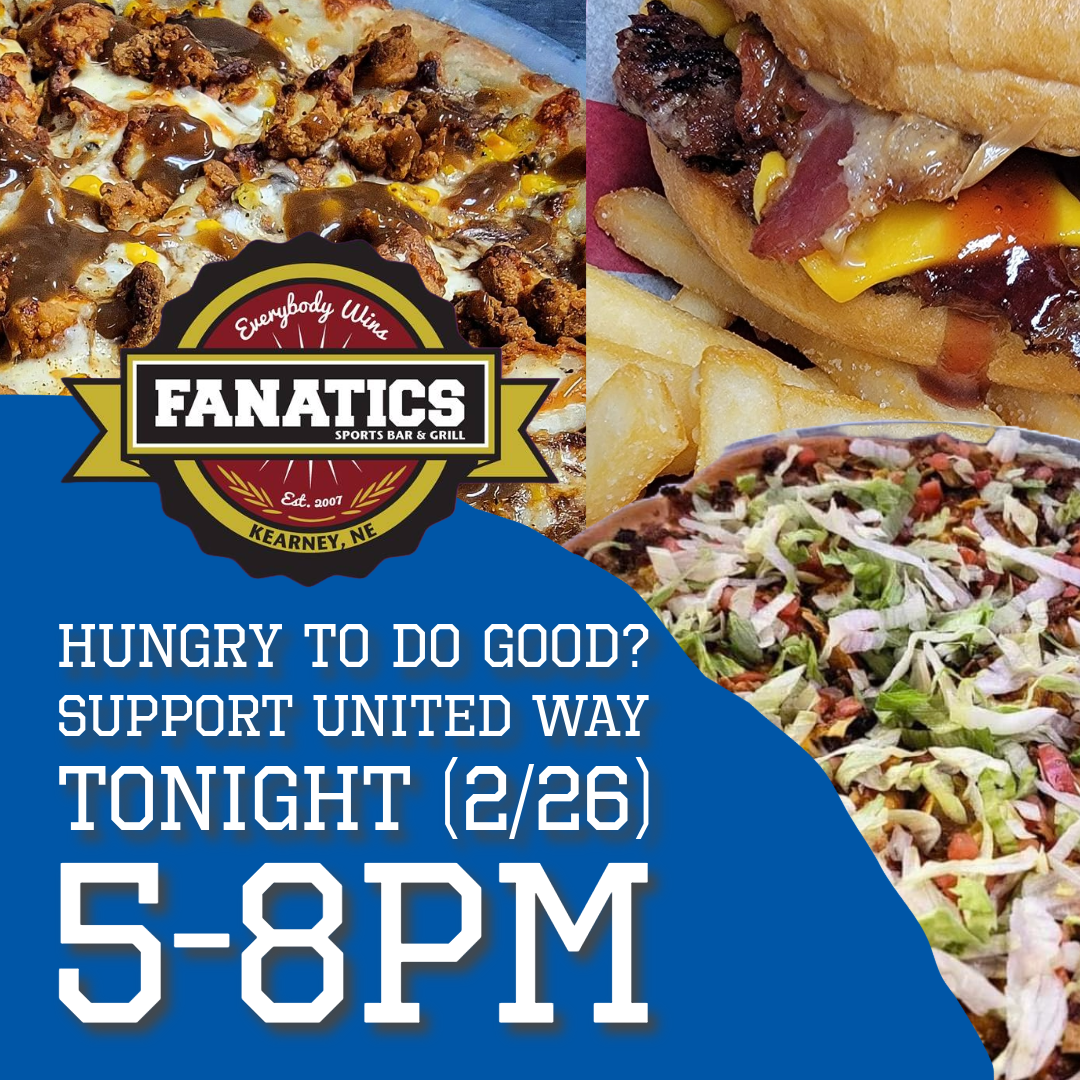 United Way of the Kearney Area Inc 2024 Fanatics Dine Out