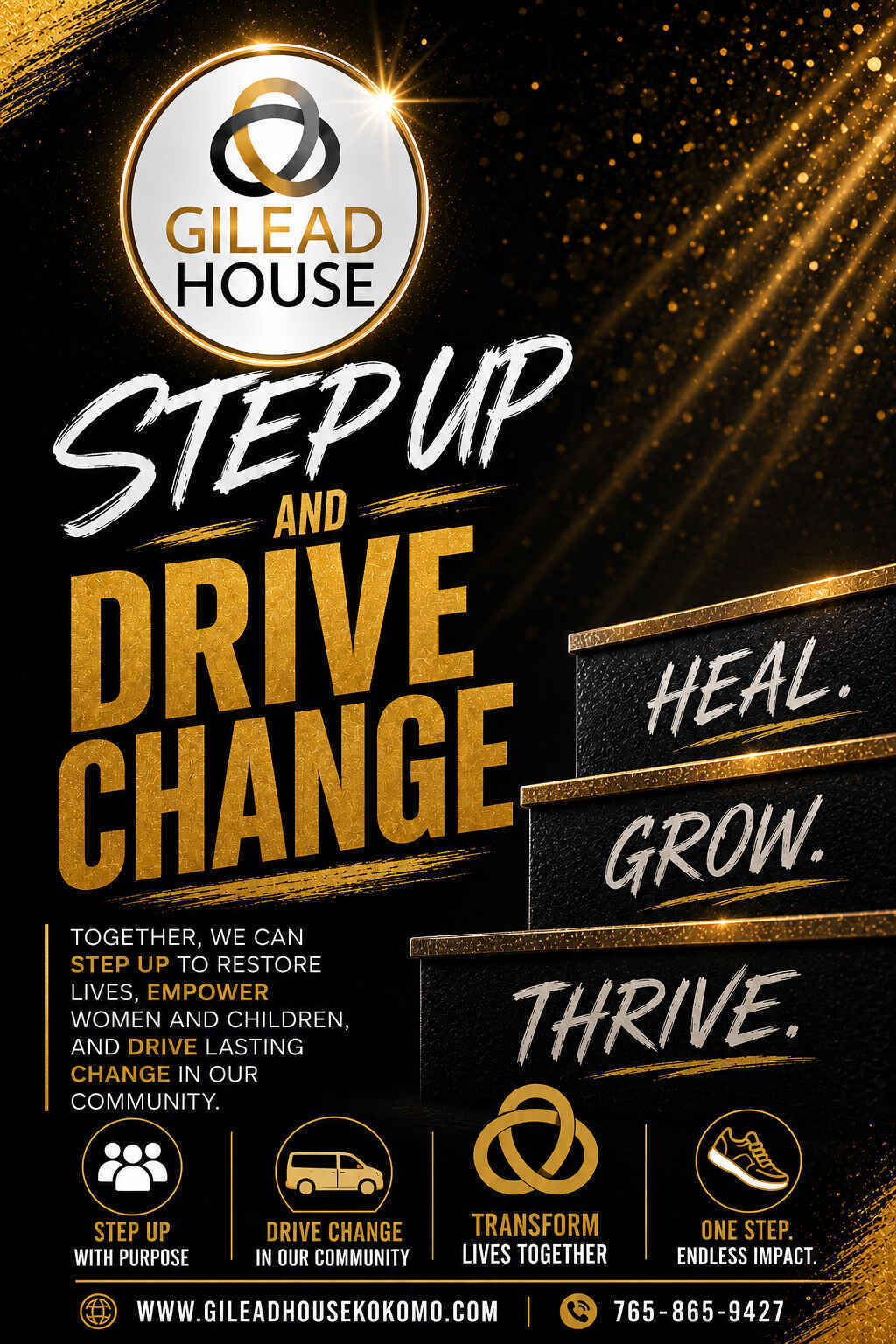STEP UP, DRIVE CHANGE AND TRANSFORM LIVES image