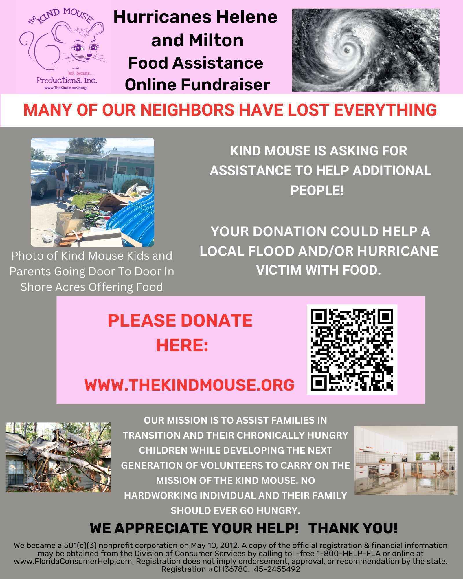 Hurricanes Helene and Milton Food Assistance Fundraiser image