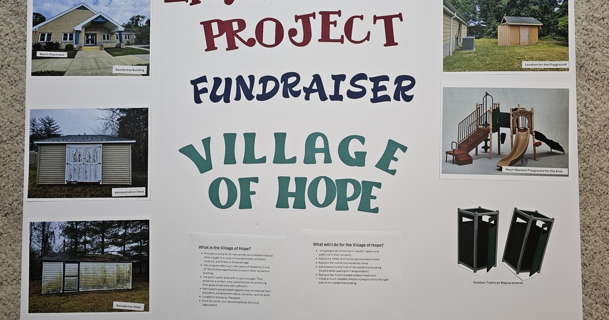 Village of Hope Inc Dylan Maine Eagle Scout Project