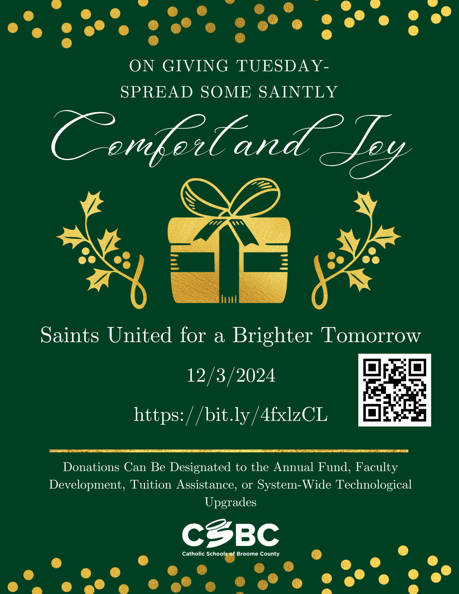 On Giving Tuesday the Saints Unite! image