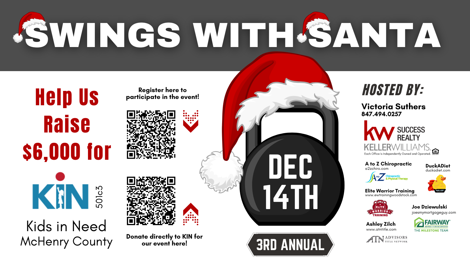 Help us raise $6k this year! image