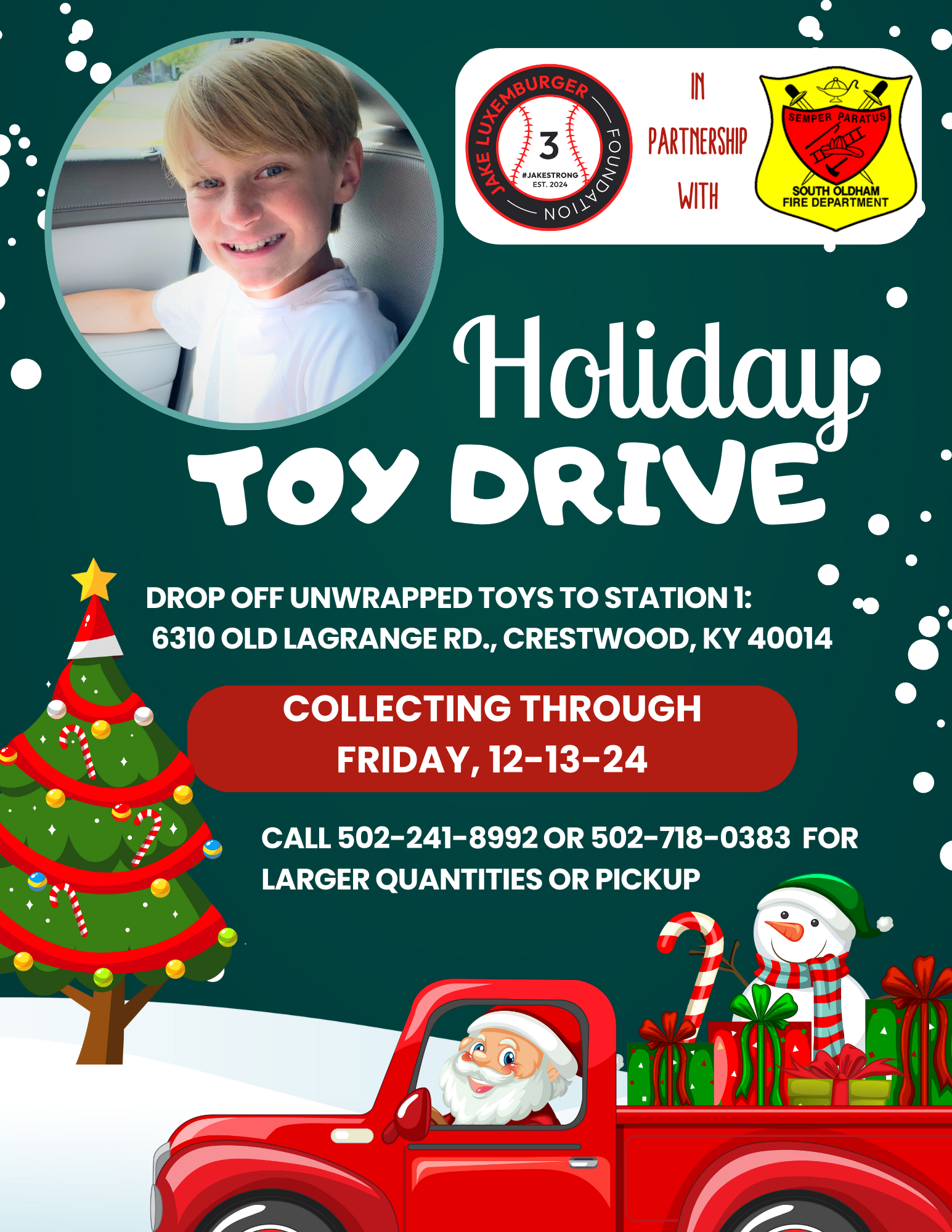 2024 Jake Luxemburger Foundation Toy Drive image
