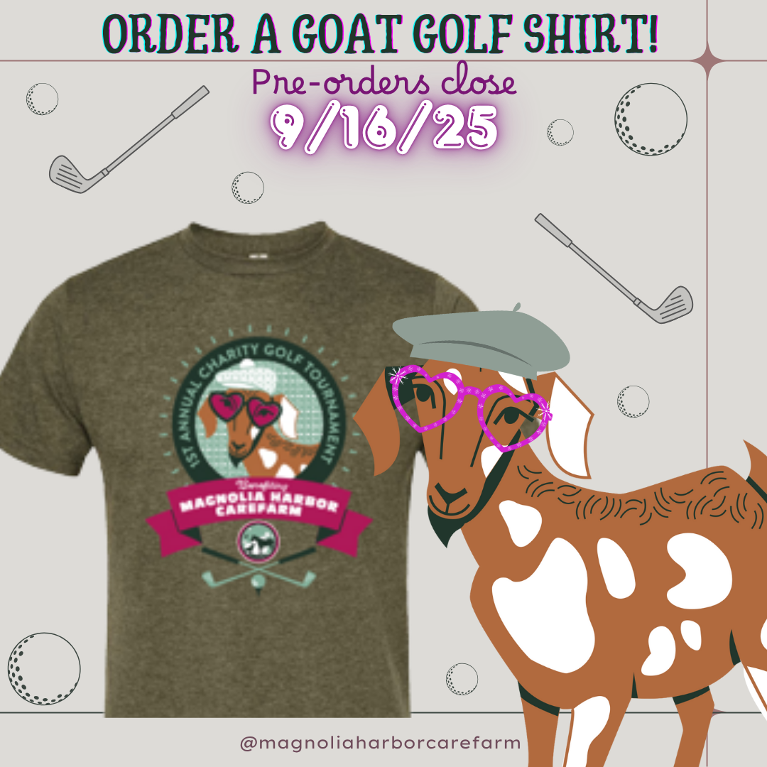 2025 Magnolia Harbor Carefarm's Goat Golf Charity Golf Tournament Shirt image