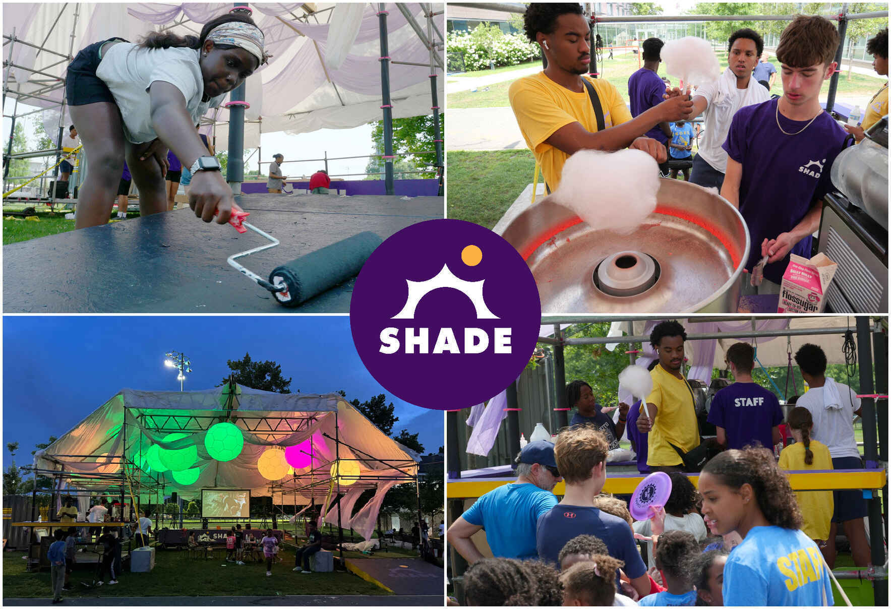 Support SHADE: a temporary outdoor cooling shelter for teens by teens image