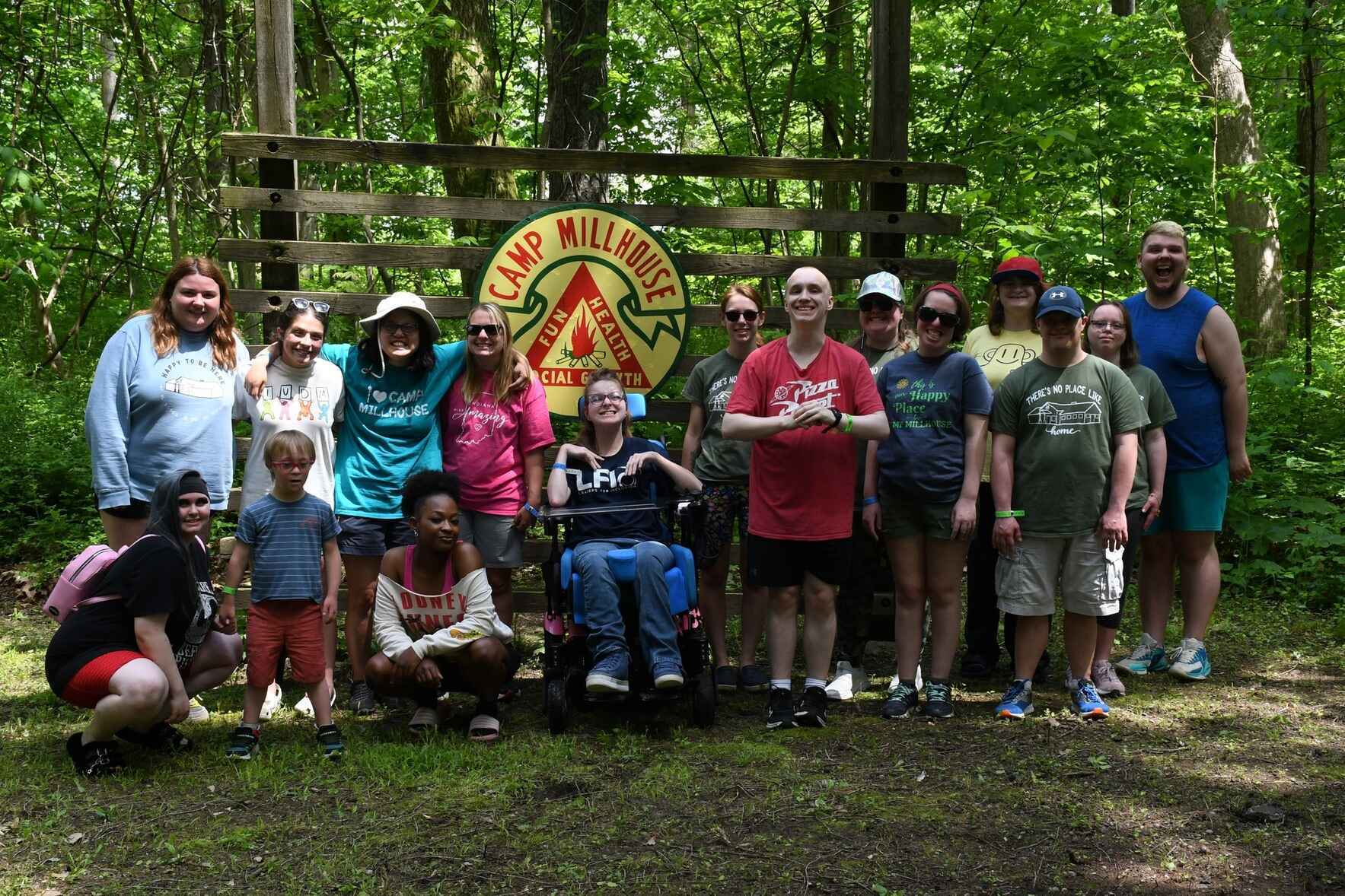 Donate now to provide a safe traditional camp experience for hundreds of children and adults with disabilites. image