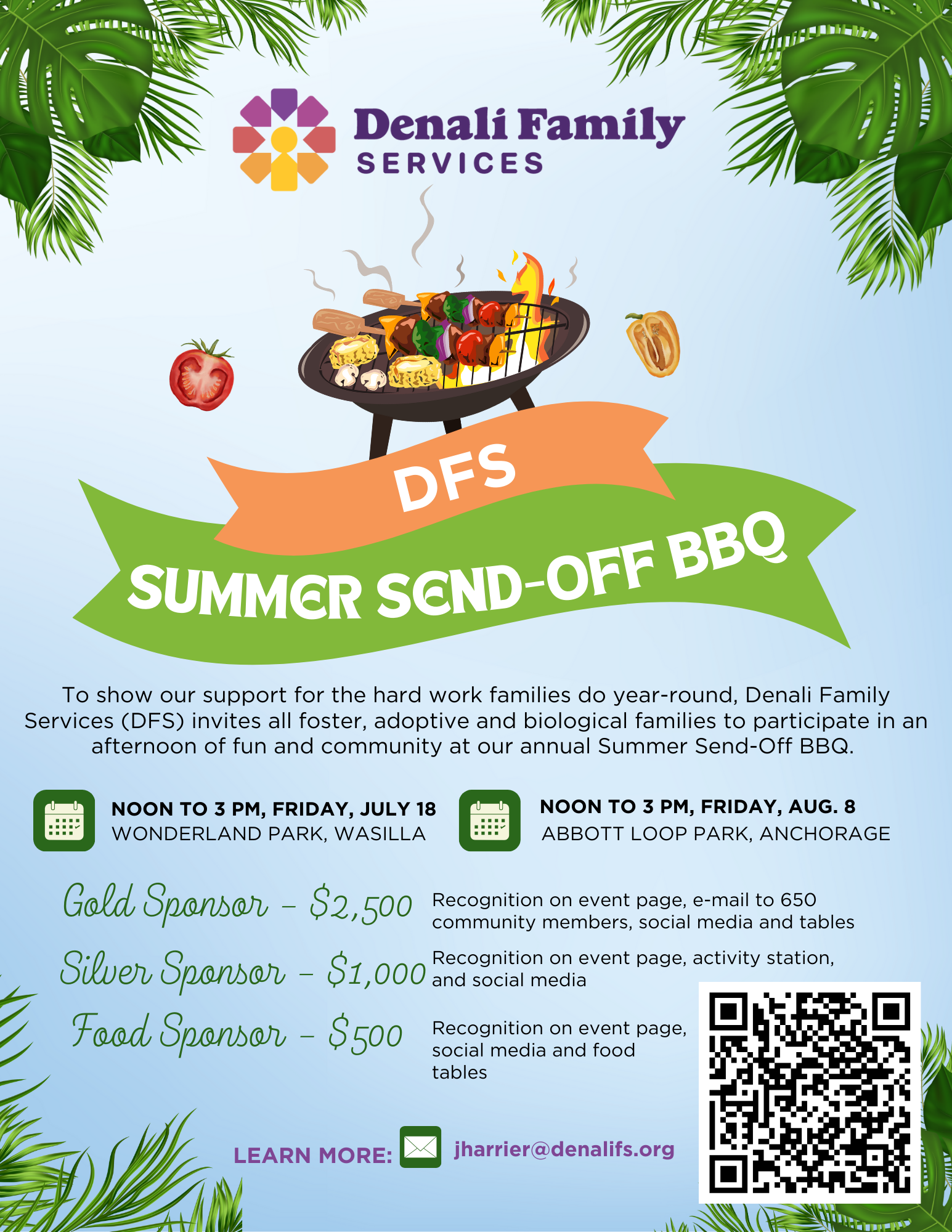 Sponsor our Annual Summer Send-Off BBQ image