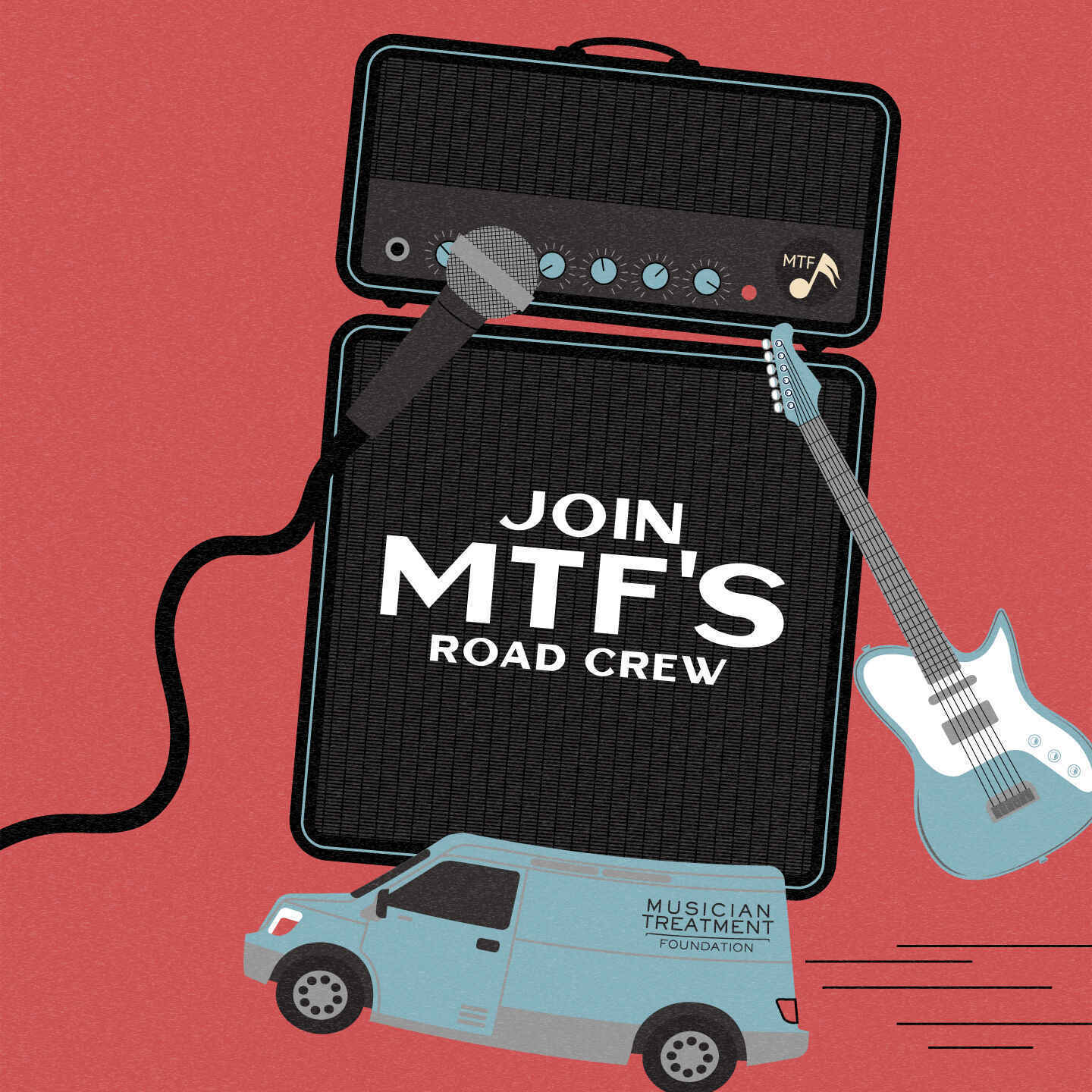Join MTF's Road Crew with a recurring monthly donation! image