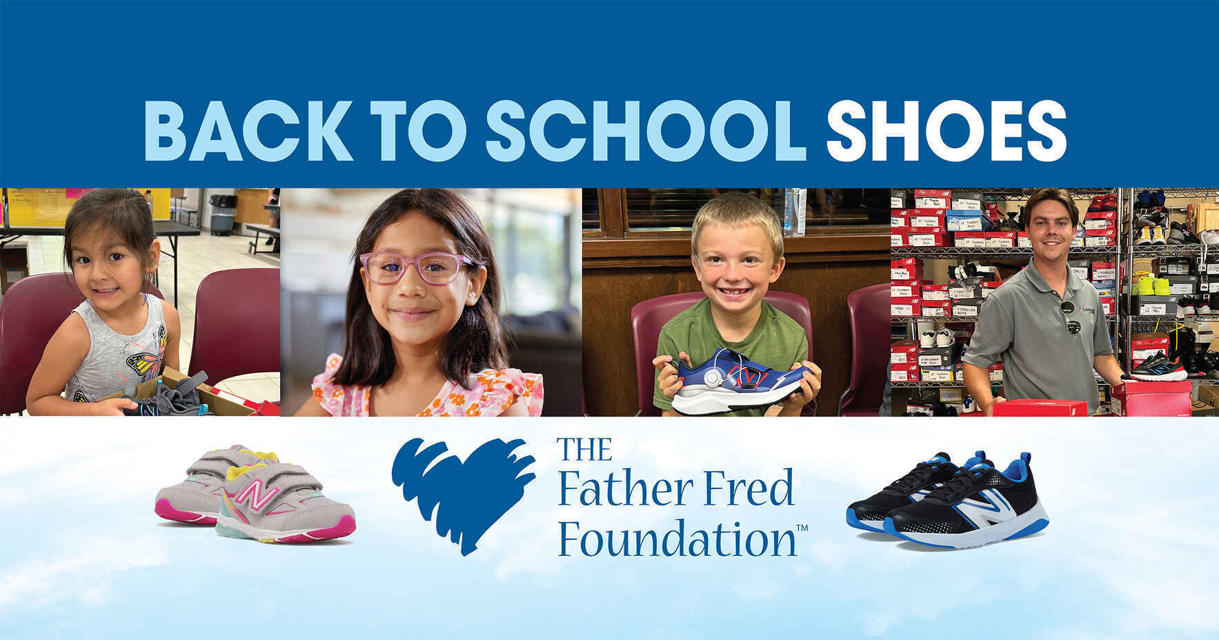 Father Fred Foundation Back to School Shoes image