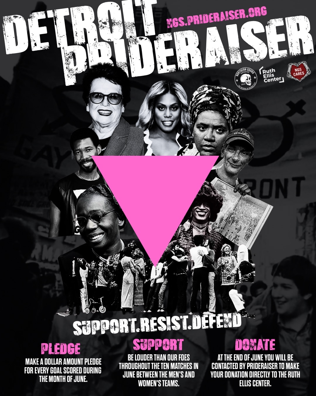 Support. Resist. Defend image