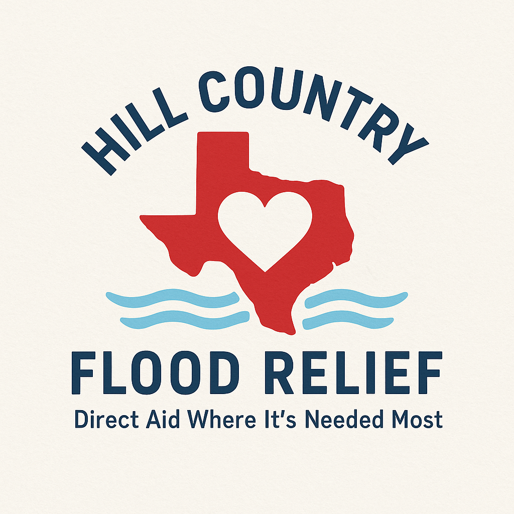 Give Today. Help First Responders and Flood Victims Rebuild. Your donation goes straight to the heart of the Hill Country—supporting local families and frontline teams who need it most. image