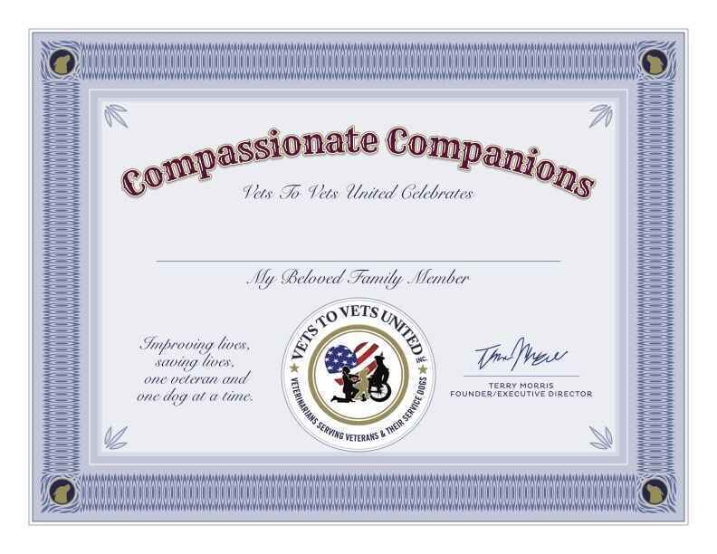 Compassionate Companion Certificate image