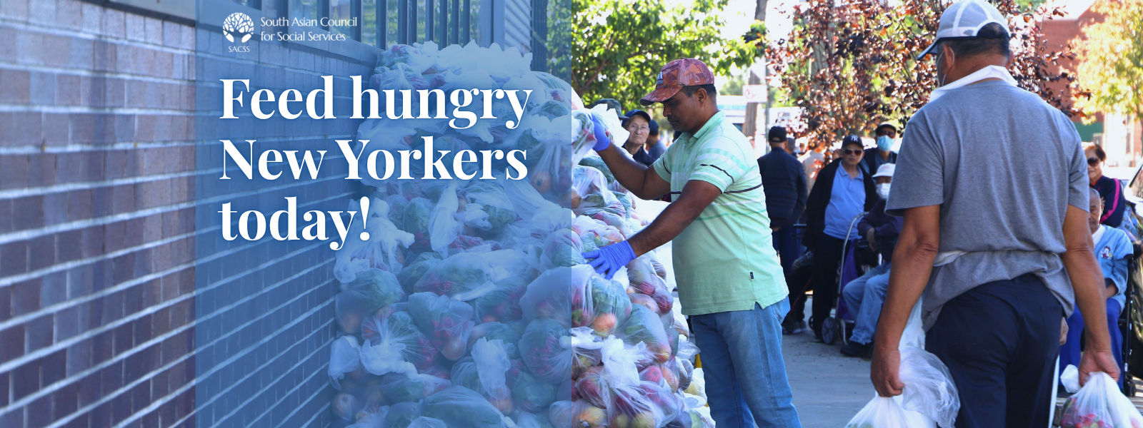 $75 Feeds a Family — Help SACSS Fight Hunger in NYC image