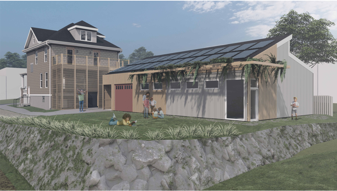Building the Educational Center at BLISS Meadows image