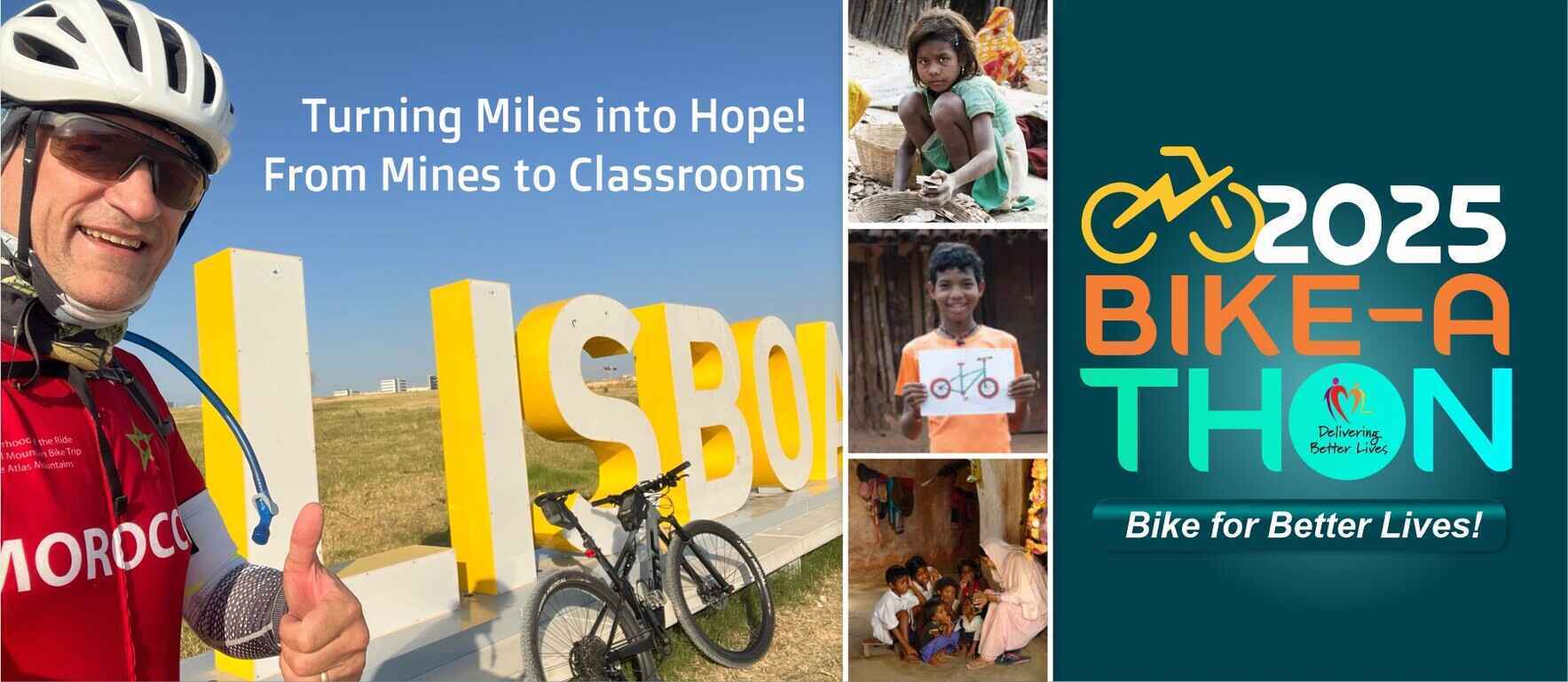 Pedaling so Children Can Leave the Mines and Return to School image