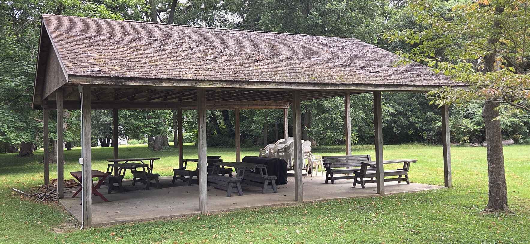 Our shelter roof is leaking and needs replacing. image