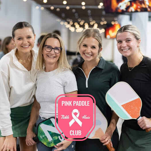 Pink Paddle Club Pickleballing for Early Detection! image