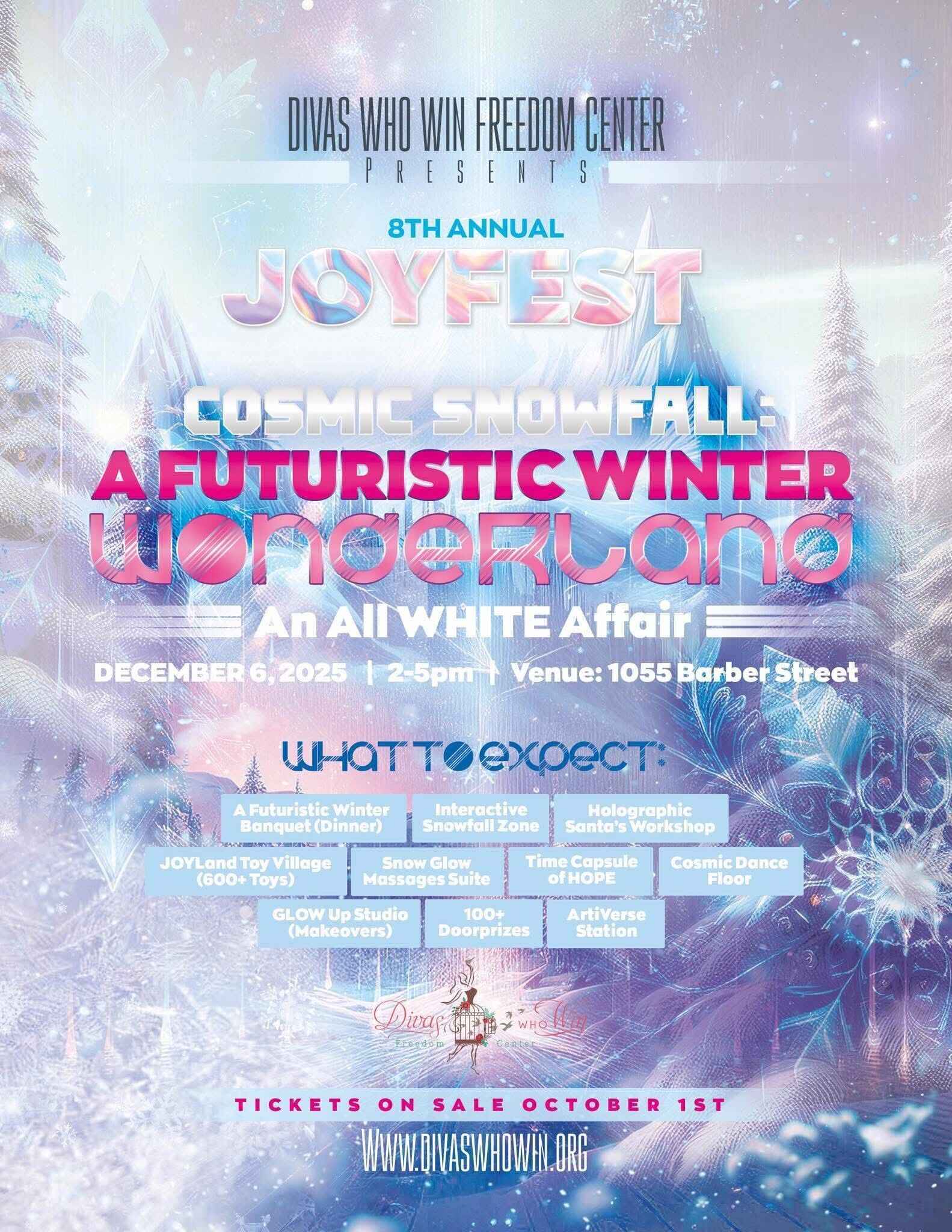 8th Annual JOYFEST 2025- Winter Wonderland Cosmic Snowfall  image