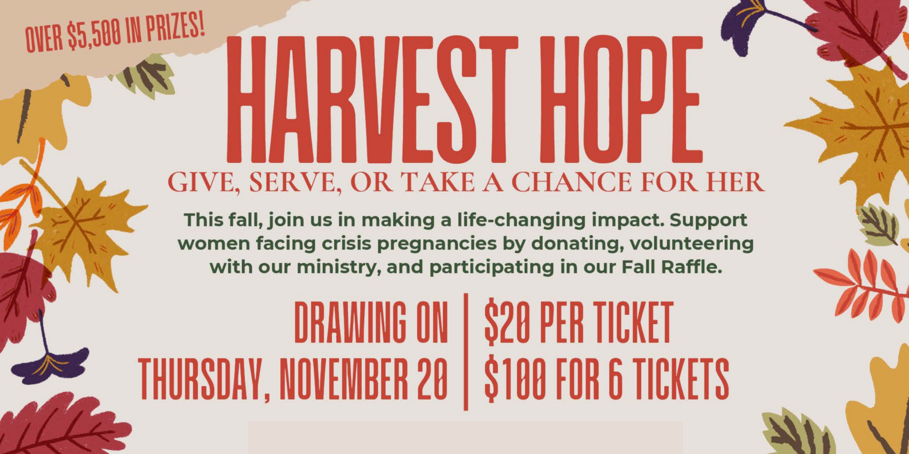 Harvest Hope 2025 Fall Raffle image