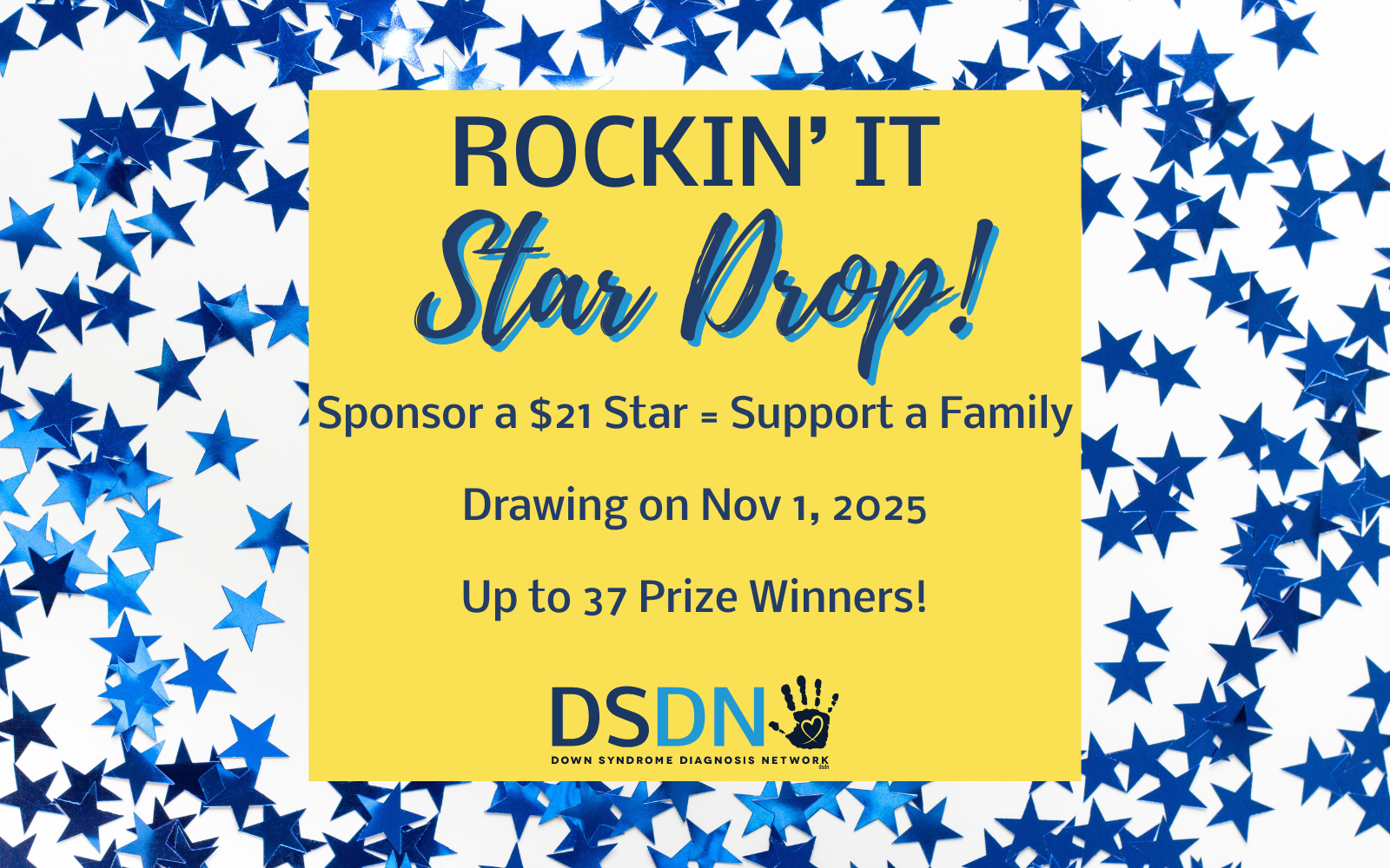 Rockin’ It Star Drop — Help Us Reach 1,500 New Families image