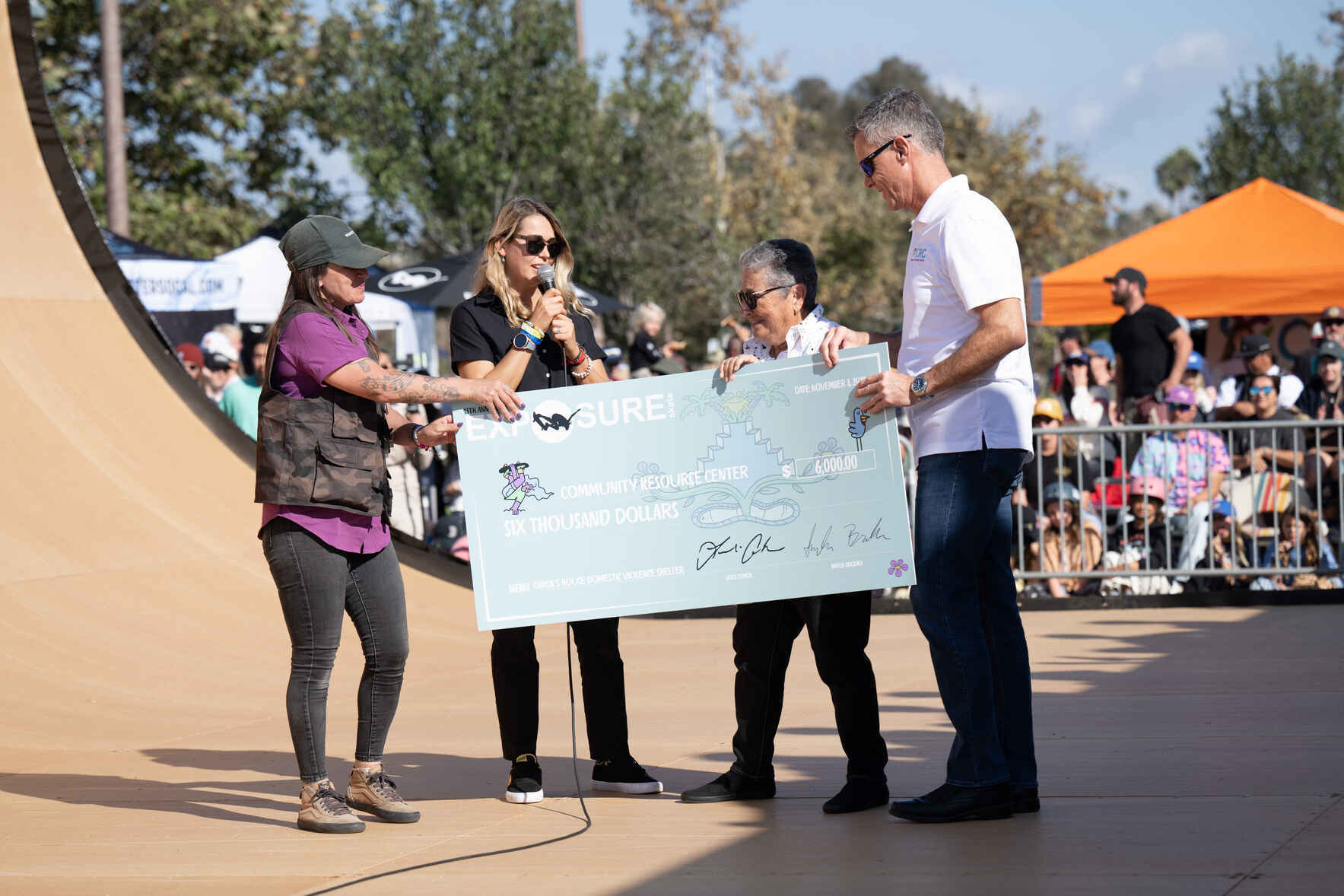 Exposure Skate x Community Resource Center Fundraiser image
