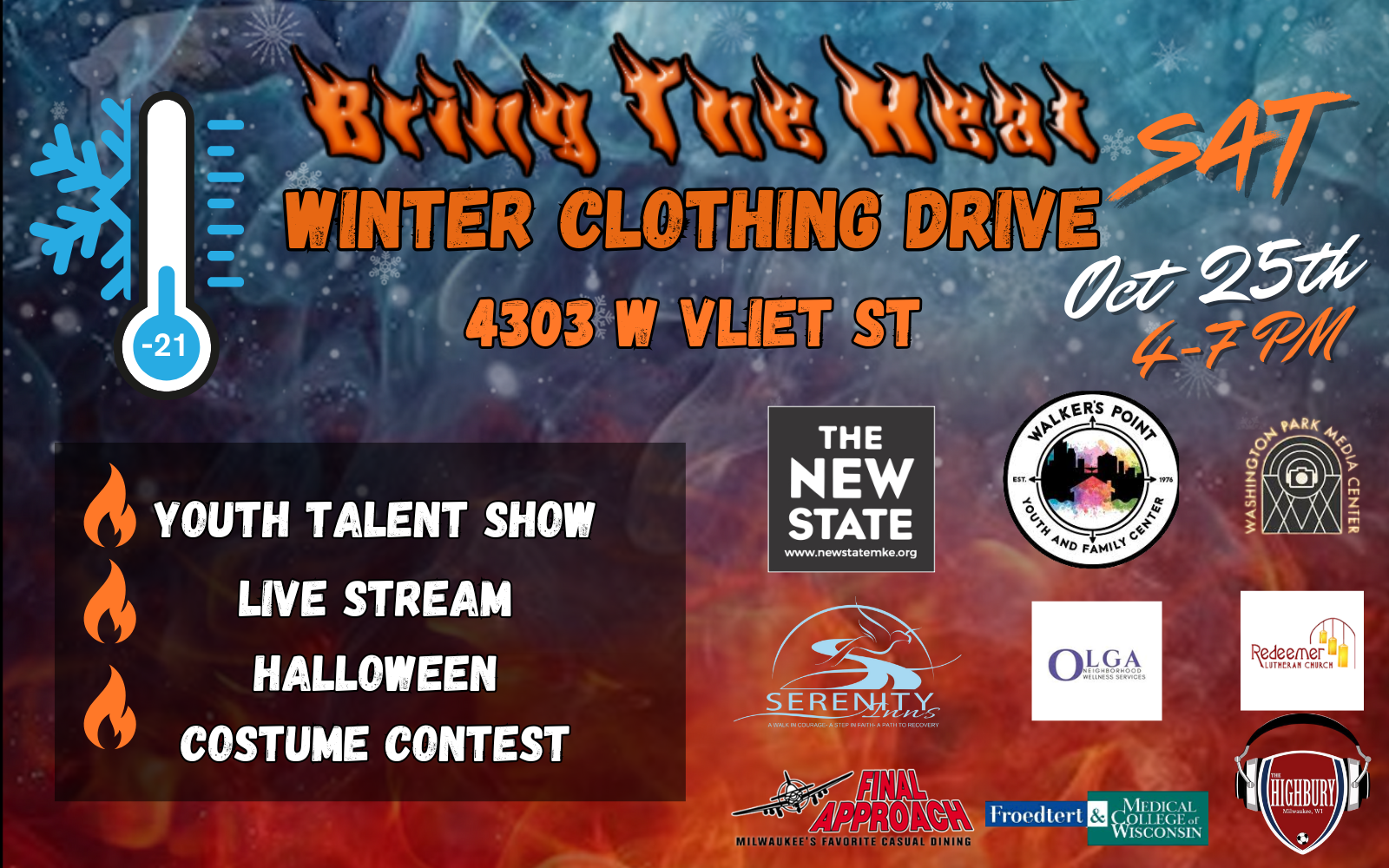 Bring The Heat, Keep The Community Warm! image
