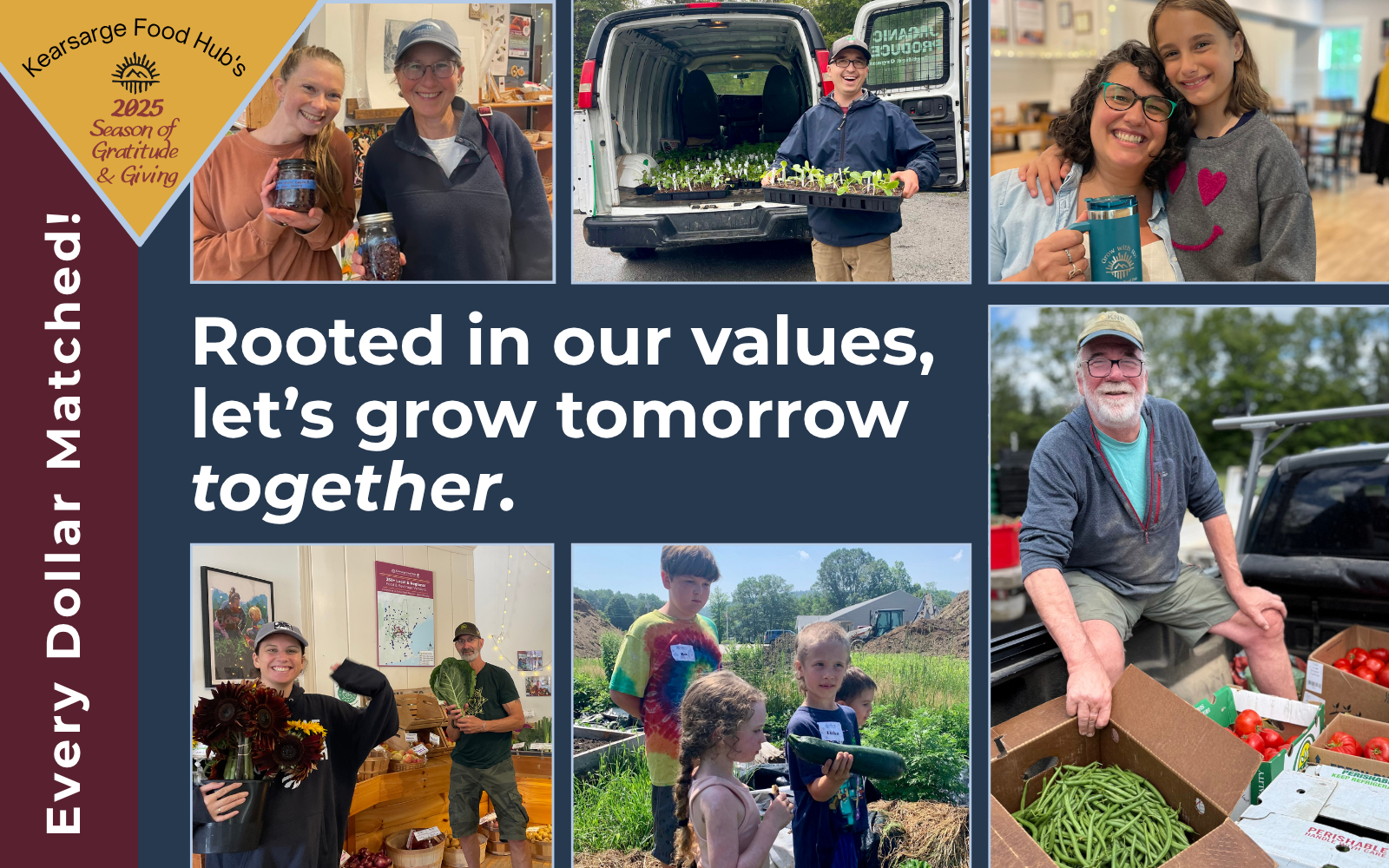 Kearsarge Food Hub's Season of Gratitude & Giving!  image