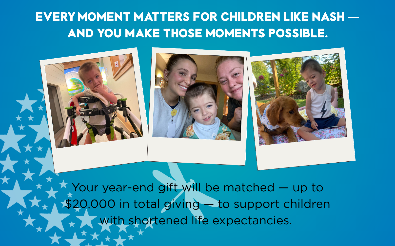 Your Gift Goes Twice as Far During our Year end Campaign! image