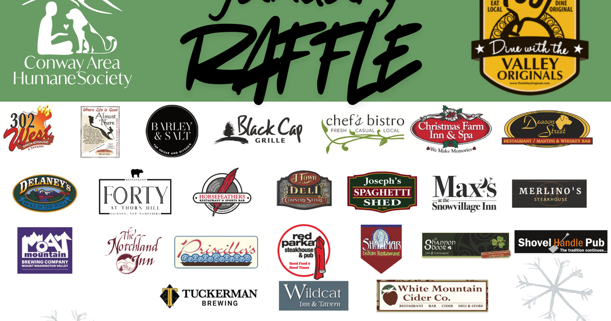 CONWAY AREA HUMANE SOCIETY - January Raffle-Valley Originals