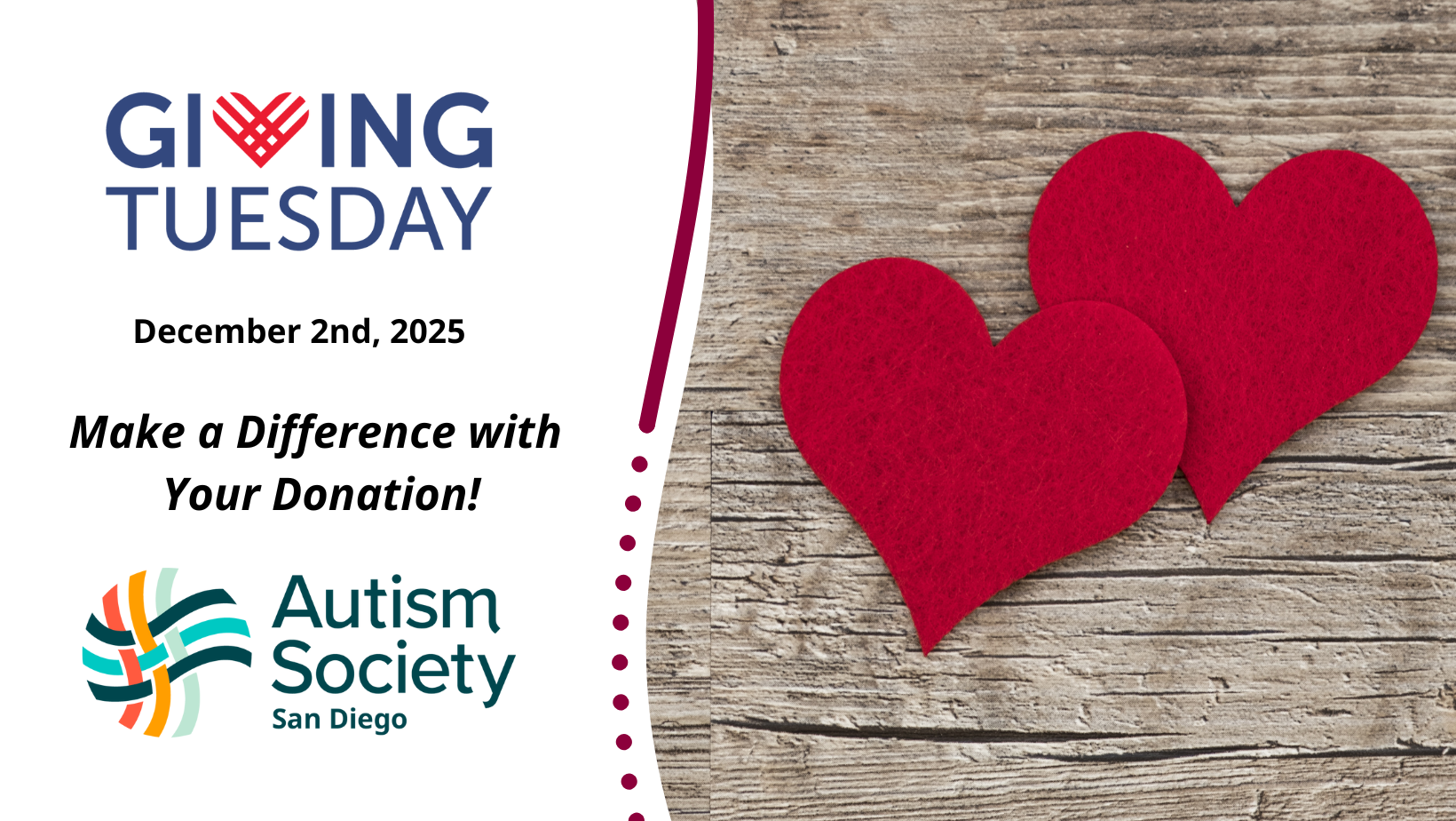 Support the San Diego Autism Community on #GivingTuesday! image
