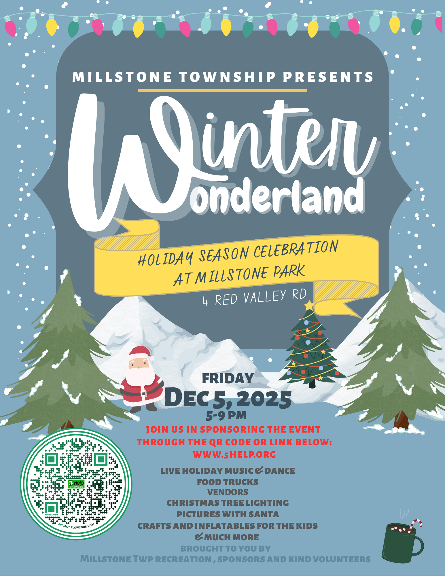 Millstone Township's Winter Wonderland Corporate Sponsorship & Individual/Family Giving Tree Donations image