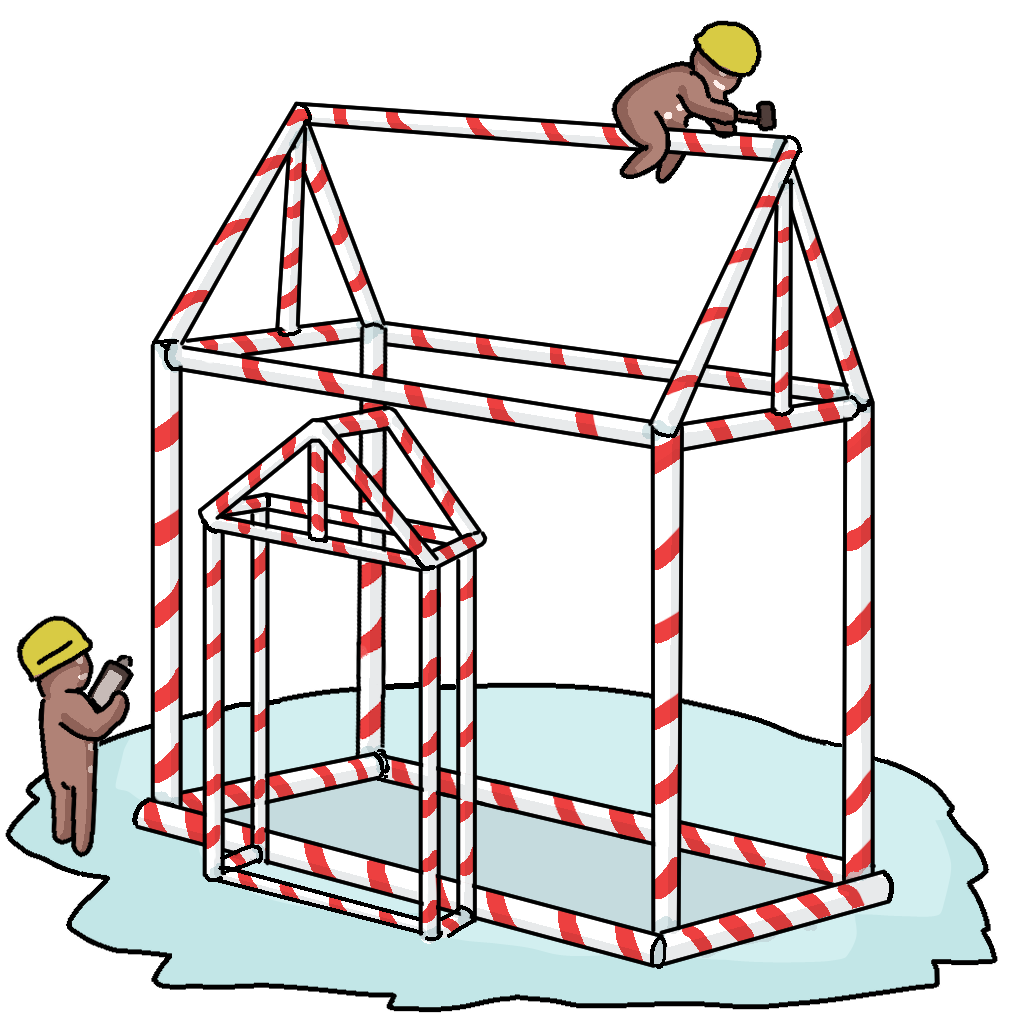 Gingerbread Cottage Construction Challenge image