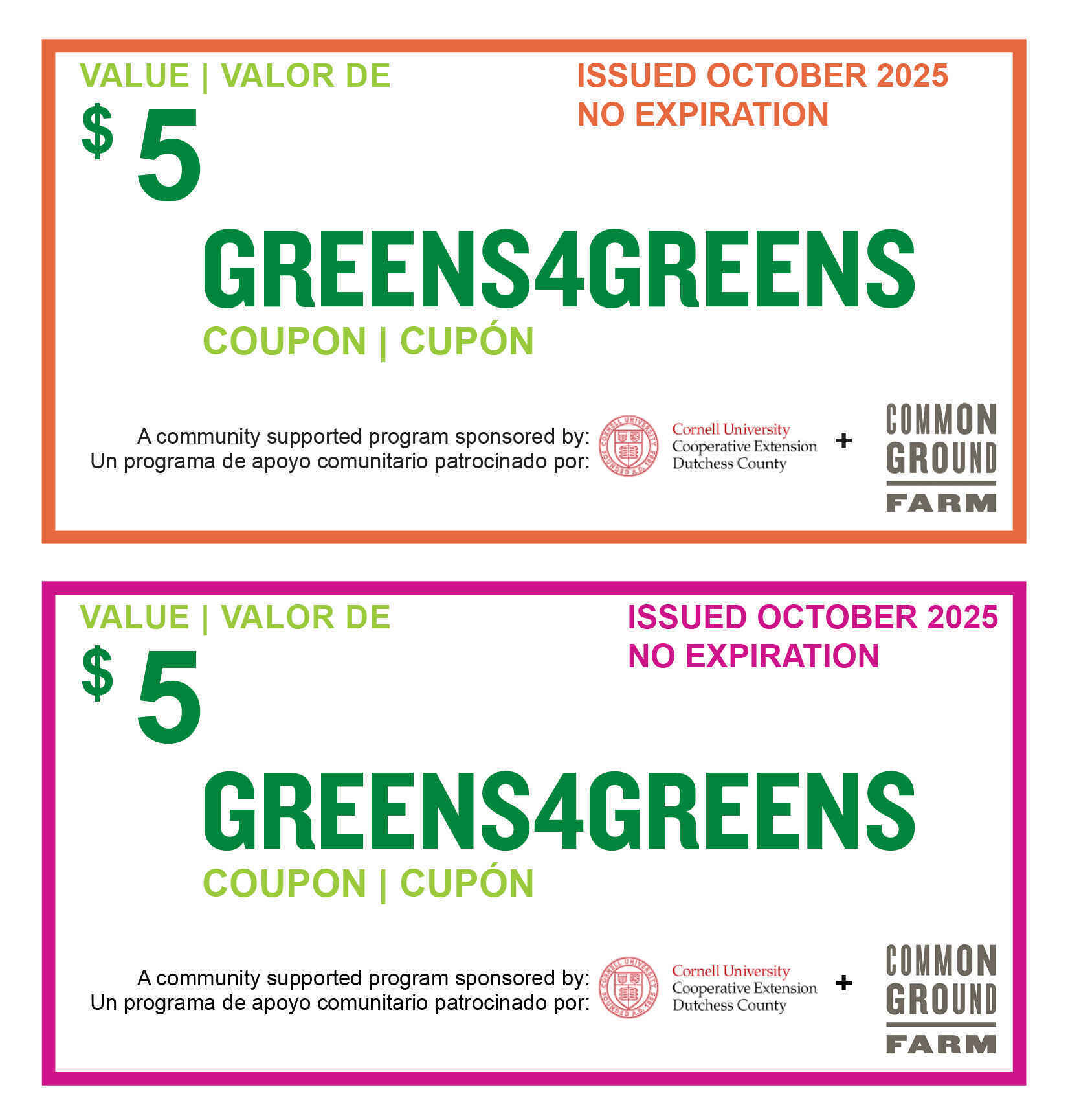 SUPPORT GREENS4GREENS image