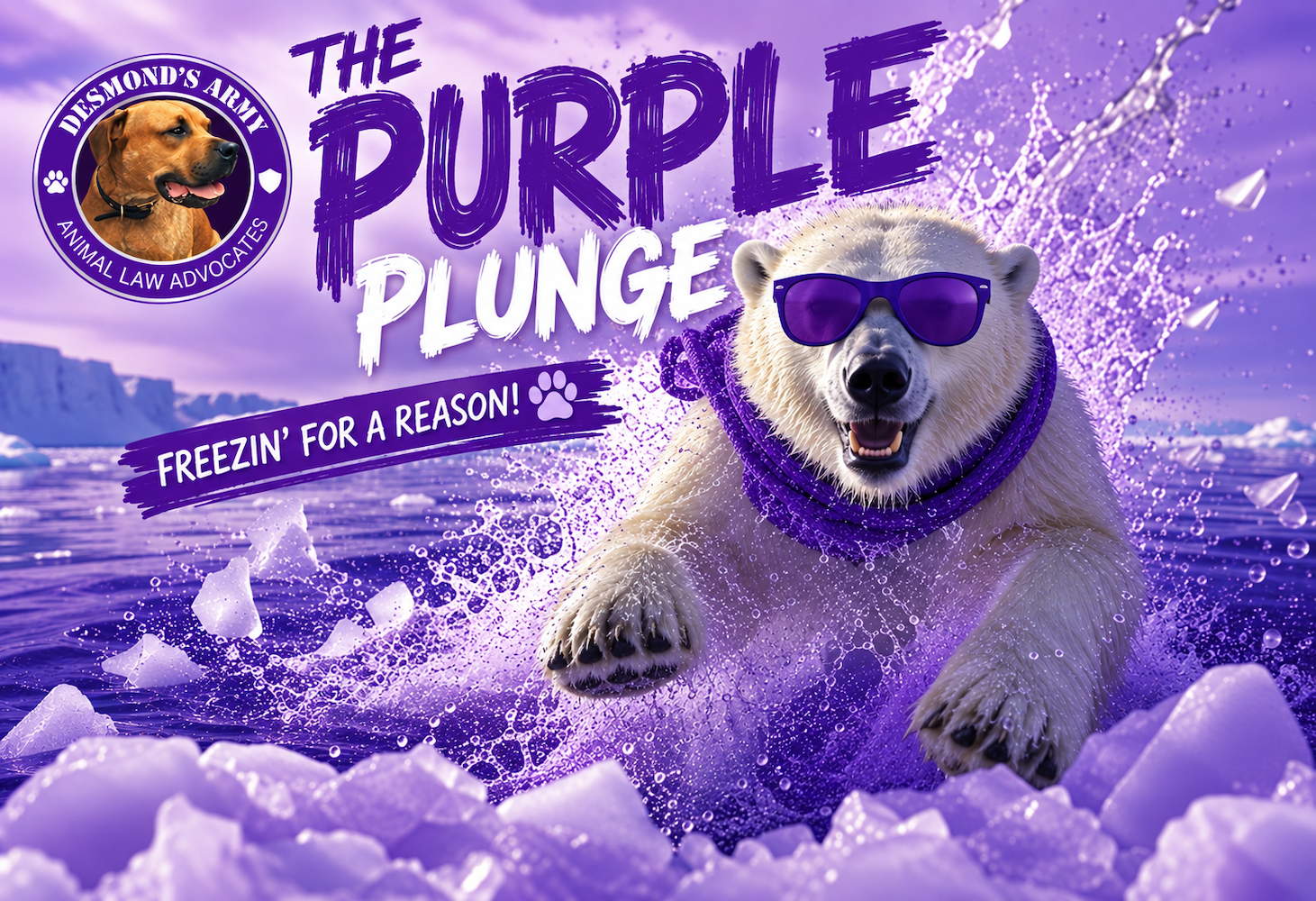 The 6th Annual Purple Plunge image