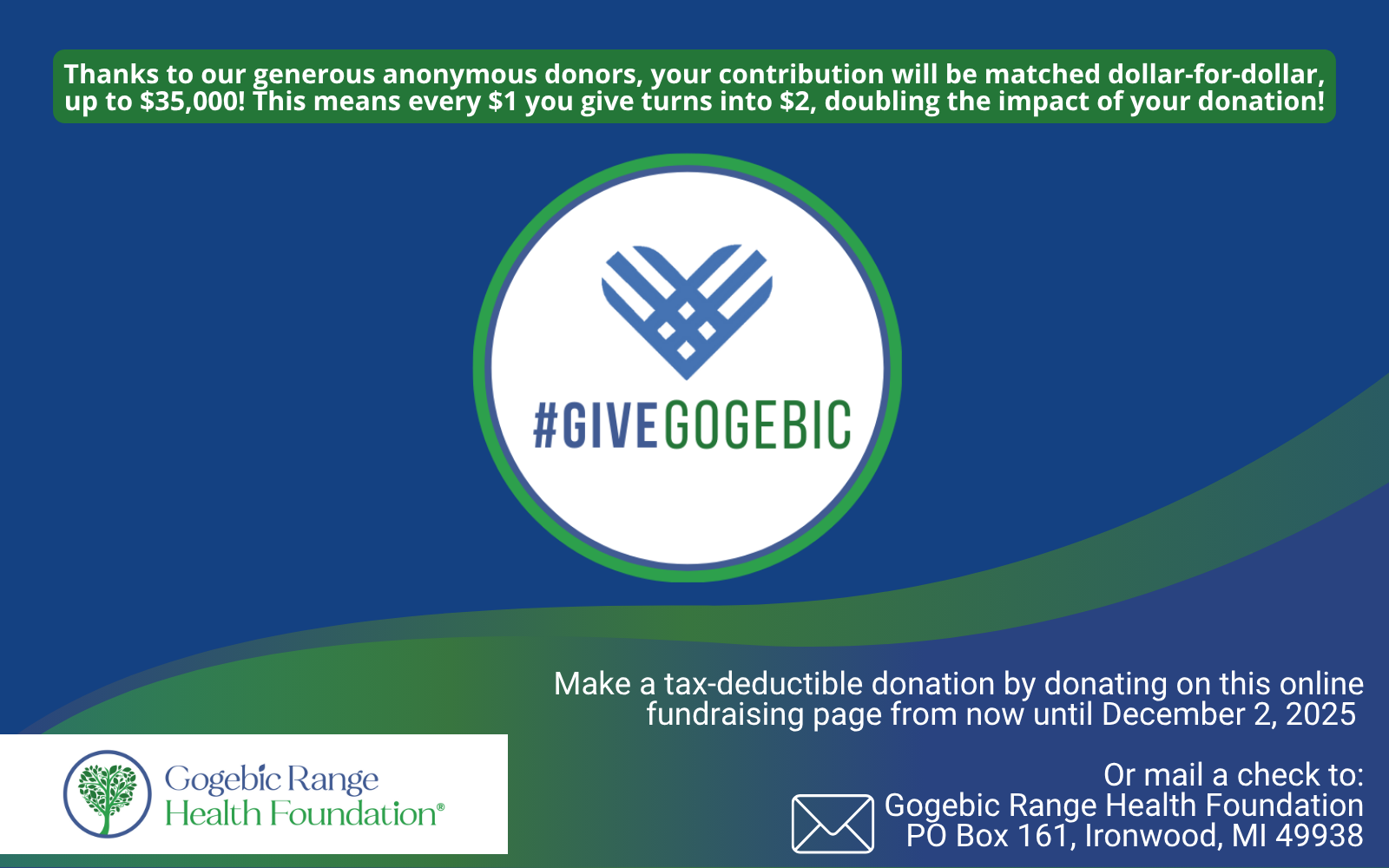 #GIVEGOGEBIC for Giving Tuesday! image